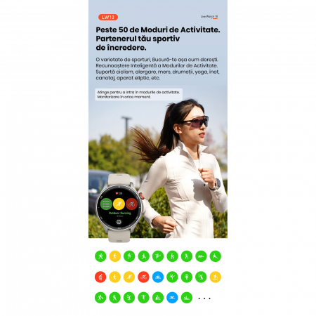 Smartwatch iGPSPORT LW10 negru [20]