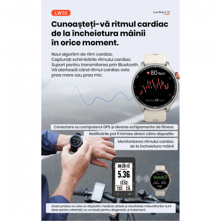 Smartwatch iGPSPORT LW10 Titanium [18]