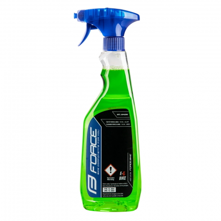 INTRETINERE - Solutie curatare FORCE E-Bike cu pulverizator 750 ml, verde