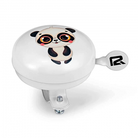SONERII - Sonerie bicicleta P2R Ringo "Panda", alb