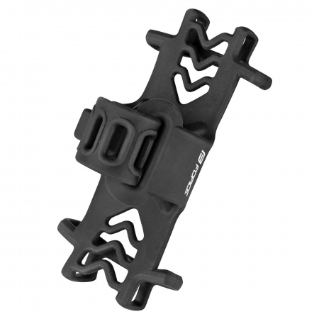 Suport telefon FORCE din silicon pentru telefon 4"- 6" pe tija, negru [1]