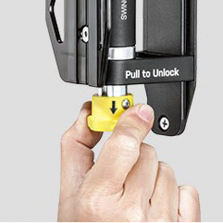 Suport perete pentru bicicleta TOPEAK Swing-Up DX TW019, negru [2]