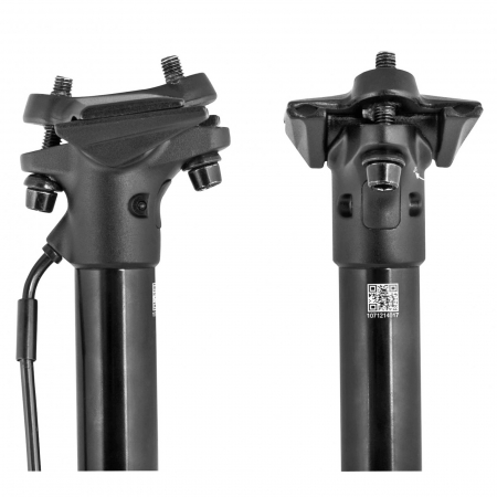 Tija de sa FORCE Dropp, reglabila, 30.9x405 mm, negru mat [1]