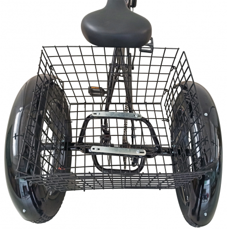 Tricicleta adulti 20" BR Cycles Pro2008-TR20, cadru otel 16", frane disc, 7 viteze [15]