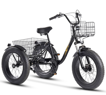 Tricicleta adulti 20" CARPAT Genius, cadru otel 16", frane disc, 7 viteze [8]