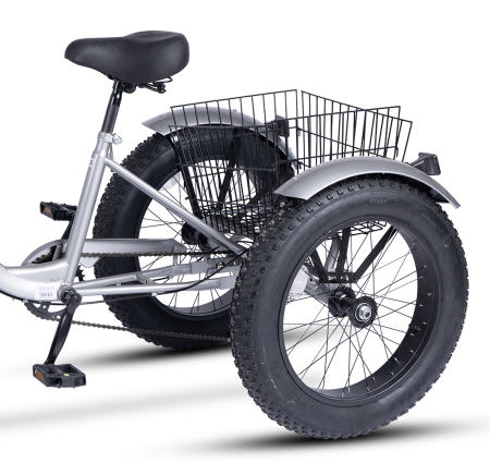 Tricicleta adulti 20" CARPAT Genius, cadru otel 16", frane disc, 7 viteze [3]