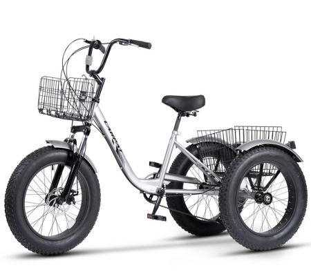 Tricicleta adulti 20" CARPAT Genius, cadru otel 16", frane disc, 7 viteze [1]