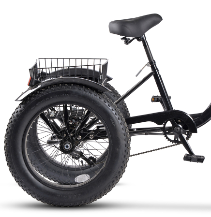 Tricicleta adulti 20" CARPAT Genius, cadru otel 16", frane disc, 7 viteze [5]