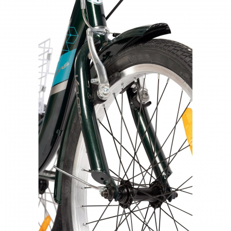 Tricicleta adulti 20" VELORS Senior 20390B, cadru otel 16", frane V-Brake/tambur, single speed [3]
