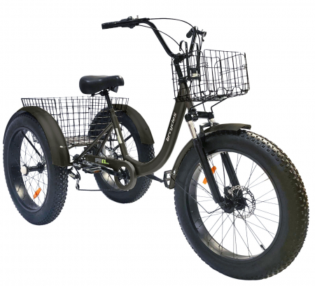 Tricicleta adulti 24" BR CYCLES Pro2008-FB, cadru otel 16", manete revoshift, frane disc, 7 viteze [1]