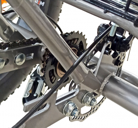 Tricicleta adulti 24" BR CYCLES Pro2008-FB, cadru otel 16", manete revoshift, frane disc, 7 viteze [13]