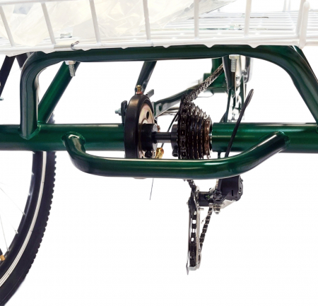 Tricicleta adulti 24" BR CYCLES Pro2008-VB, cadru otel 16", frane V-Brake/tambur, 7 viteze [12]