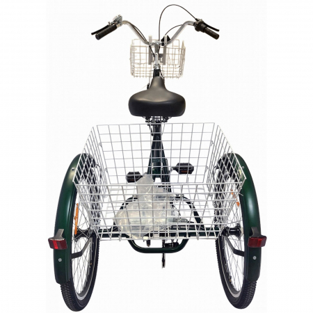 Tricicleta adulti 24" BR CYCLES Pro2008-VB, cadru otel 16", frane V-Brake/tambur, 7 viteze [2]