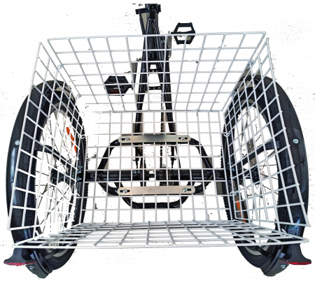 Tricicleta adulti 24" BR CYCLES Pro2008-VB, cadru otel 16", frane V-Brake/tambur, 7 viteze [18]