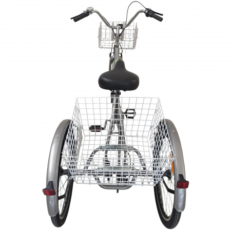 Tricicleta adulti 24" BR CYCLES Pro2008-VB, cadru otel 16", frane V-Brake/tambur, 7 viteze [2]