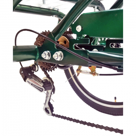 Tricicleta adulti 24" BR CYCLES Pro2008-VB, cadru otel 16", frane V-Brake/tambur, 7 viteze [14]