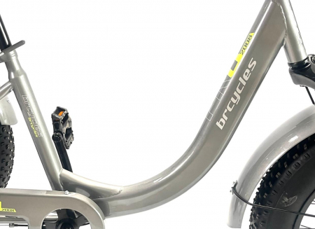 Tricicleta adulti 20" BR Cycles Pro2008, cadru otel 15", frane disc, 6 viteze, alb [14]