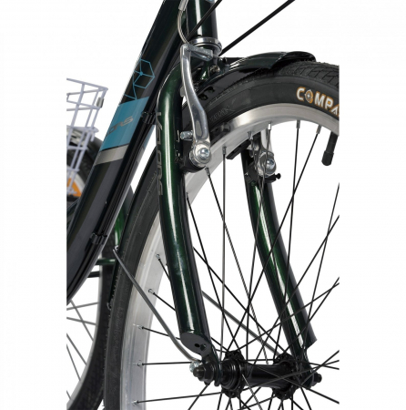 Tricicleta adulti 24" VELORS Senior 24390B, cadru otel 16", frane V-Brake/tambur, 7 viteze [3]