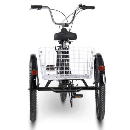 Tricicleta adulti 24" VELORS Senior 24618A, cadru otel 16", frane V-Brake/tambur, 7 viteze [3]