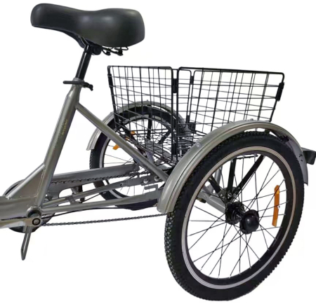 Tricicleta adulti pliabila 20" BR Cycles Pro2008-T002, cadru aluminiu 16", frane V-Brake/tambur, 7 viteze [9]