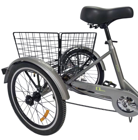 Tricicleta adulti pliabila 20" BR Cycles Pro2008-T002, cadru aluminiu 16", frane V-Brake/tambur, 7 viteze [8]