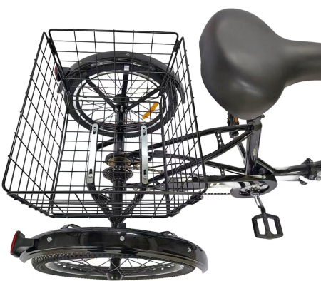 Tricicleta adulti pliabila 20" BR Cycles Pro2008-T002, cadru aluminiu 16", frane V-Brake/tambur, 7 viteze [6]