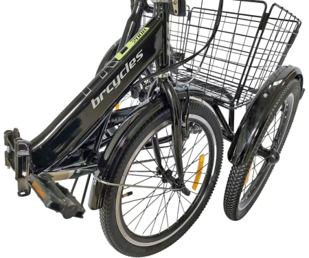 Tricicleta adulti pliabila 20" BR Cycles Pro2008-T002, cadru aluminiu 16", frane V-Brake/tambur, 7 viteze [10]
