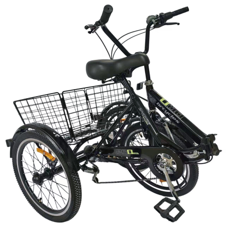 Tricicleta adulti pliabila 20" BR Cycles Pro2008-T002, cadru aluminiu 16", frane V-Brake/tambur, 7 viteze [9]