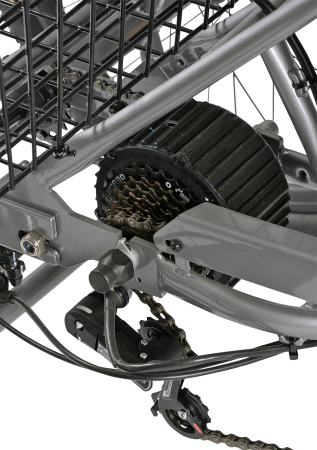 Tricicleta electrica 24" CARPAT E-Senior 24560E, cadru otel 16", frane disc/tambur, autonomie 40-60 km [7]