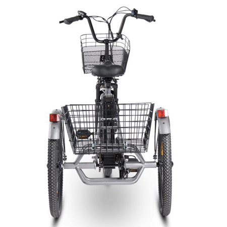 Tricicleta electrica 24" CARPAT E-Senior 24560E, cadru otel 16", frane disc/tambur, autonomie 40-60 km [3]
