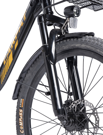 Tricicleta electrica 24" CARPAT E-Senior 24560E, cadru otel 16", frane disc/tambur, autonomie 40-60 km [4]