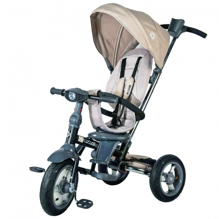 TRICICLETE COPII - Tricicleta multifunctionala 4in1 cu sezut reversibil COCCOLLE Velo Air bej