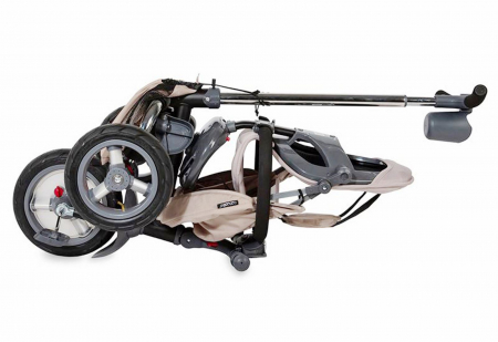 Tricicleta multifunctionala 4in1 cu sezut reversibil COCCOLLE Velo Air bej [6]