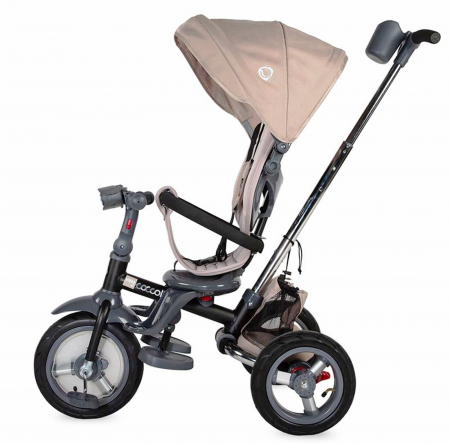 Tricicleta multifunctionala 4in1 cu sezut reversibil COCCOLLE Velo Air bej [1]