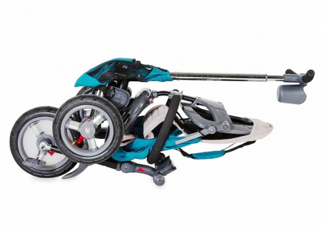 Tricicleta multifunctionala 4in1 cu sezut reversibil COCCOLLE Velo Air mustar [6]