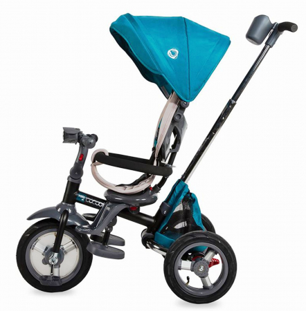 Tricicleta multifunctionala 4in1 cu sezut reversibil COCCOLLE Velo Air verde [1]