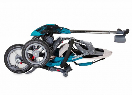 Tricicleta multifunctionala 4in1 cu sezut reversibil COCCOLLE Velo Air verde [6]