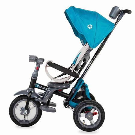 Tricicleta multifunctionala 4in1 cu sezut reversibil COCCOLLE Velo Air verde [2]