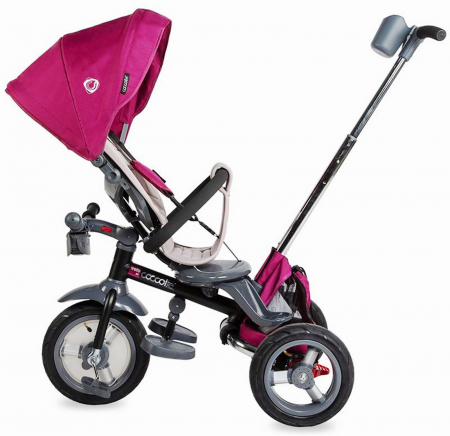 Tricicleta multifunctionala 4in1 cu sezut reversibil COCCOLLE Velo Air violet [4]