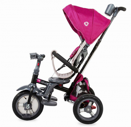 Tricicleta multifunctionala 4in1 cu sezut reversibil COCCOLLE Velo Air violet [2]