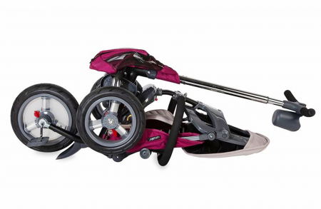 Tricicleta multifunctionala 4in1 cu sezut reversibil COCCOLLE Velo Air violet [6]