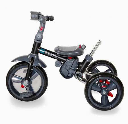 Tricicleta multifunctionala 4in1 cu sezut reversibil COCCOLLE Velo mustar [8]