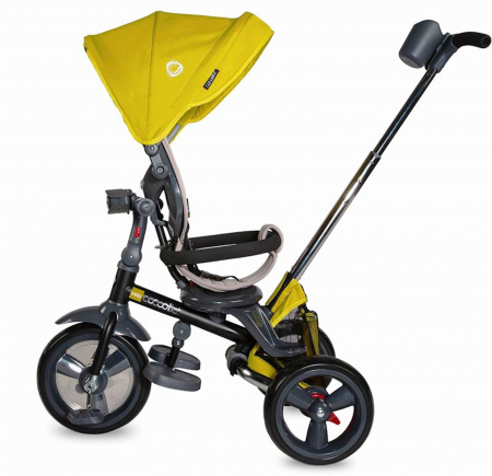 Tricicleta multifunctionala 4in1 cu sezut reversibil COCCOLLE Velo mustar [3]