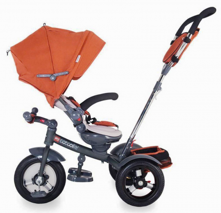 Tricicleta multifunctionala COCCOLLE Giro Plus caramiziu [6]