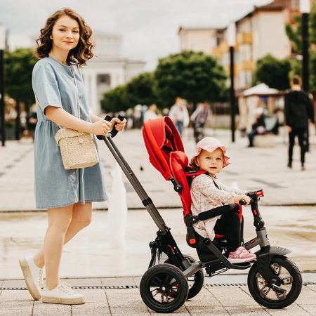 Tricicleta multifunctionala COCCOLLE Pianti Ruby Red [11]