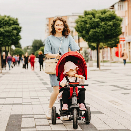 Tricicleta multifunctionala COCCOLLE Pianti Ruby Red [12]