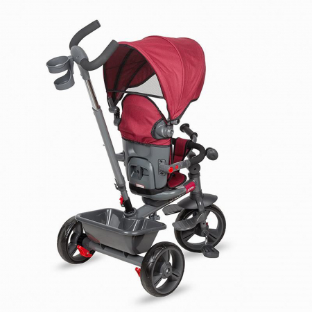 Tricicleta multifunctionala COCCOLLE Primo Magenta [4]