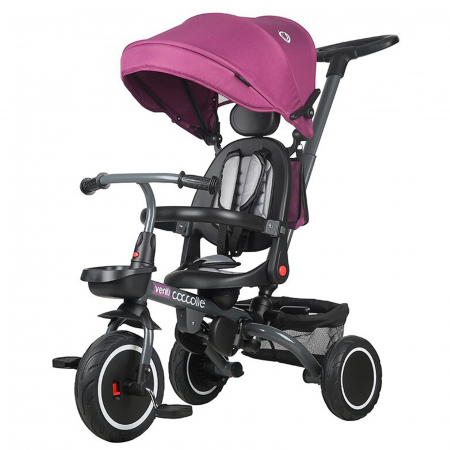 TRICICLETE COPII - Tricicleta multifunctionala COCCOLLE Venti Magenta