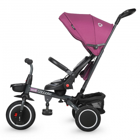 Tricicleta multifunctionala COCCOLLE Venti Magenta [2]
