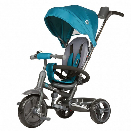 TRICICLETE COPII - Tricicleta pliabila COCCOLLE Urbio Turquoise tide